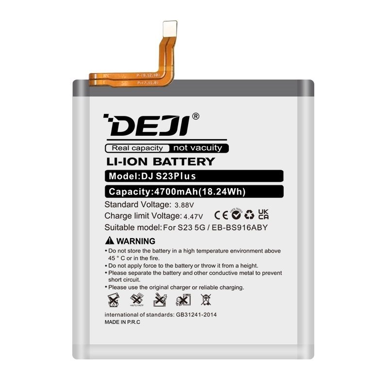 DEJI EB-BS916ABY Συμβατή Μπαταρία Αντικατάστασης για Samsung Galaxy S23 Plus - 5000mAh