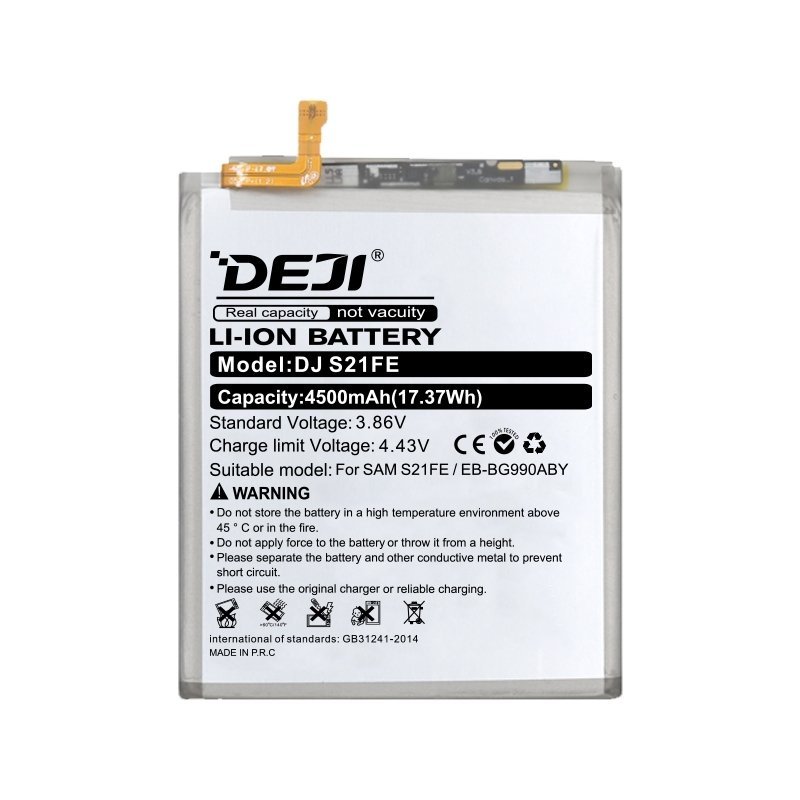 DEJI EB-BG990ABY Συμβατή Μπαταρία Αντικατάστασης για Samsung Galaxy S21FE - 4500mAh
