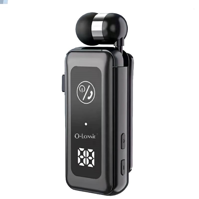 O-Lonnie OL-2 In-ear Bluetooth Handsfree Ακουστικό Πέτου Υποστηρίζεται κάρτα μνήμης - Μαύρο
