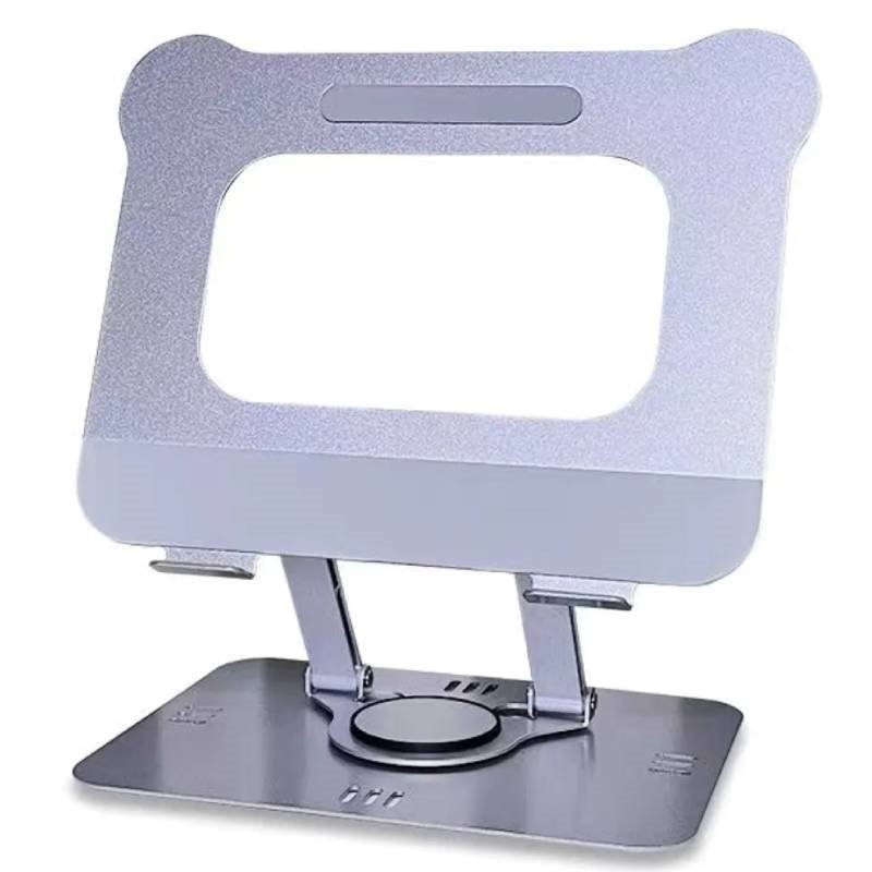 O-Lonnie L-008 Μεταλλικός Βάση Tablet γραφείου 360' Περιστρεφόμενη - Ασήμι