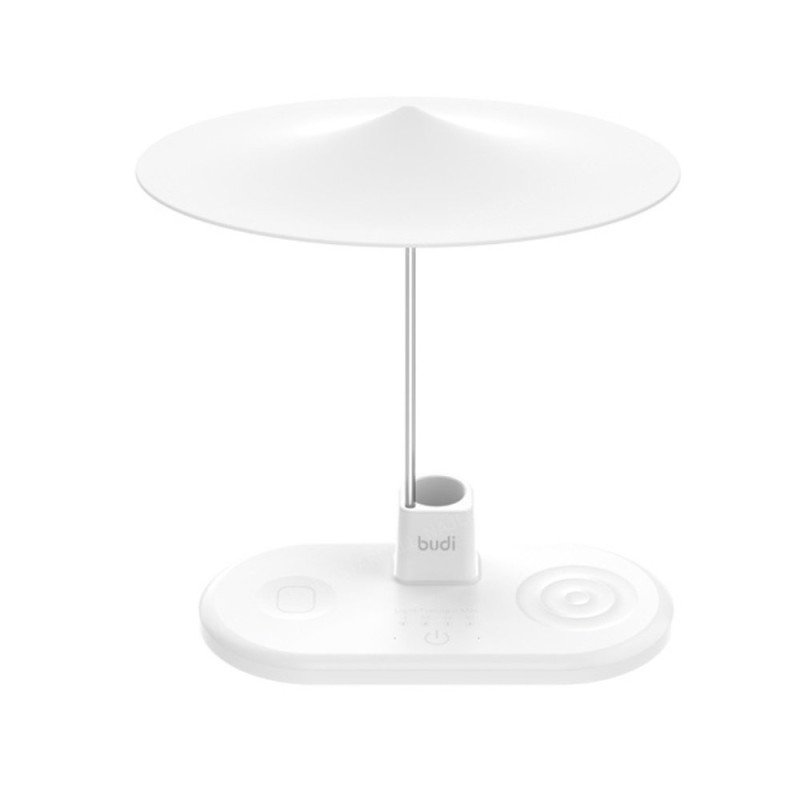 Budi WL4800W 20W Ασύρματη φόρτιση με νυχτερινό φως 3in1 Ασύρματος φορτιστής τηλεφώνου - Λευκό
