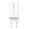 Vidvie PLE242C Φορτιστής GaN με 1 Θύρες USB-A και 2 Θύρες USB-C 67W Power Delivery - Λευκό