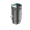 Vidvie CC524C-T Φορτιστής Αυτοκινήτου με 33W Θύρα USB-A Και 30W Θύρα USB Type-C με καλώδιο Type-C - Μαύρο