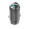 Vidvie CC524C-T Φορτιστής Αυτοκινήτου με 33W Θύρα USB-A Και 30W Θύρα USB Type-C με καλώδιο Type-C - Μαύρο