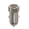 Vidvie CC542 Φορτιστής Αυτοκινήτου με 18W Θύρα USB-A Και 30W 2x Θύρες USB Type-C με 60W καλώδιο Type-C Σε Type C - Χρυσό