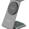 Vidvie WLC1414 15W Στάντζα Aσύρματος φορτιστής 3 σε 1 και Καλώδιο USB-C - Μαύρο