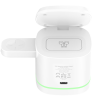 Vidvie WLC1416 15W Στάντζα Aσύρματος φορτιστής 3 σε 1 και 60W Καλώδιο USB-C - Λέυκο