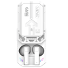 Vidvie BT868 Ασύρματα Ακουστικά με Θήκη Φόρτισης Sliding Mech Gaming Earphones - Λέυκο