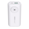 Vidvie PB784 Power Bank 10000mAh 20W Θύρεα USB-A Και Θύρεα USB Type-C  με Ασύρματη φόρτιση για ρολόι Smartwatch - Λέυκο