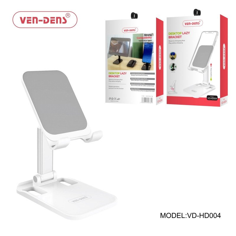 VEN-DENS VD-HD004 Αναδιπλούμενη επιτραπέζια βάση Γραφείου Για Κινήτα και Tablet - Λέυκο