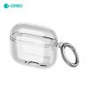 COTECi MS-018 Προστατευτική Θήκη για Apple AirPods 4 Ακουστικά με Keychain Hook  - Χρώμα: Διάφανο