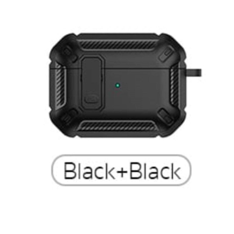 COTECi AP-61 Mecha1 Προστατευτική Θήκη Ακουστικά για Apple AirPods 3  - Χρώμα: Μαύρο