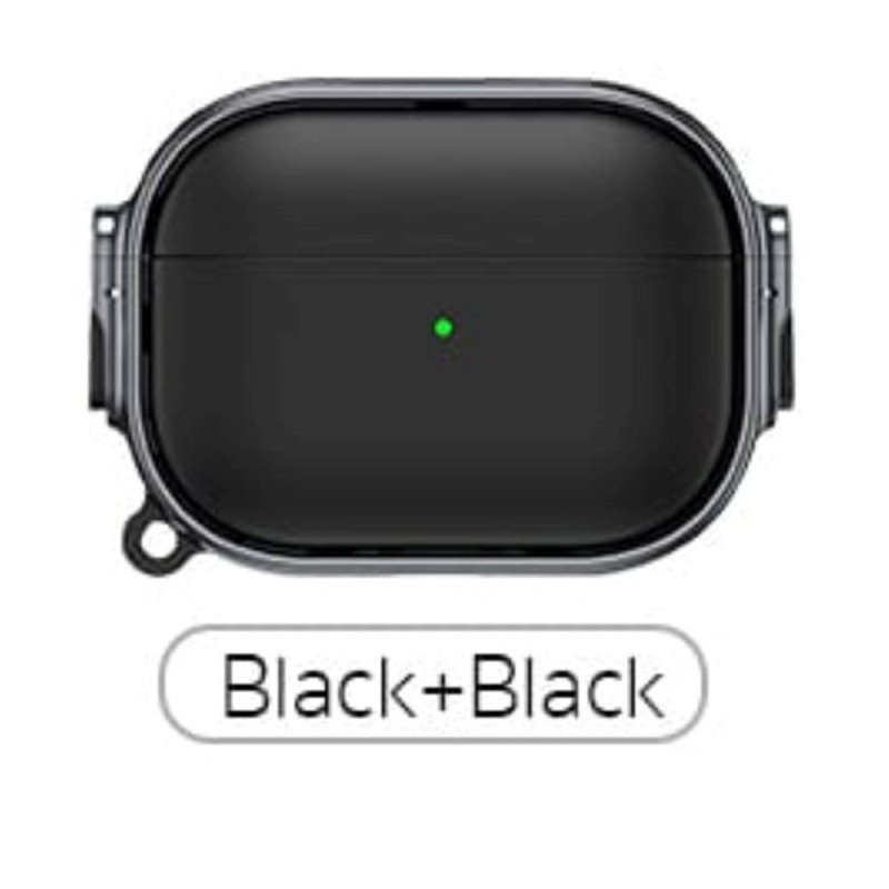 COTECi AP-66 Heavy Armor Προστατευτική Θήκη Ακουστικά για Apple AirPods Pro1/2  - Χρώμα: Μαύρο-Μαύρο