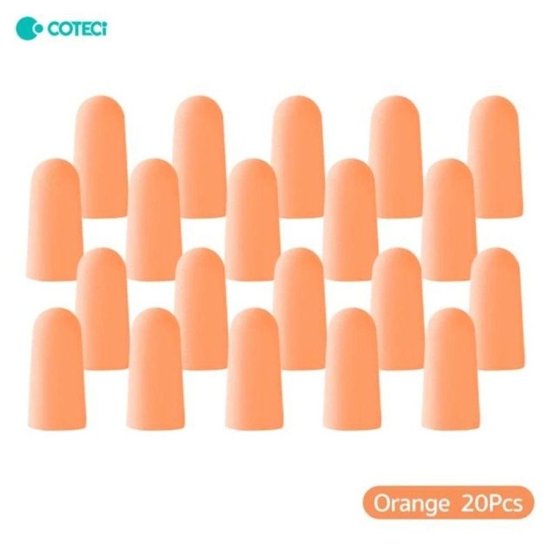 COTECi Ωτοασπίδες Noise-Canceling Earplugs (86019) 20pcs - Πορτοκάλι