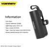 VDENMENV DP42 Mini Power Bank 5000mAh Φορητό PD22,5W γρήγορης φόρτισης - Λέυκο
