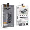 VDENMENV DP28 Power Bank 10000mAh PD22,5W γρήγορης φόρτισης 1x Θύρες USB-A Και 2x Θύρα Type-c - Ασήμι