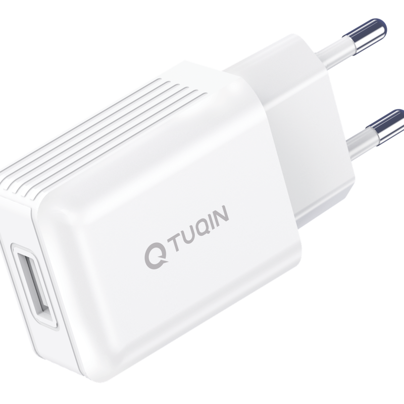 TUQIN QE44i Φορτιστής  με Θύρα USB-A Και Καλώδιο Lightning - Λευκό