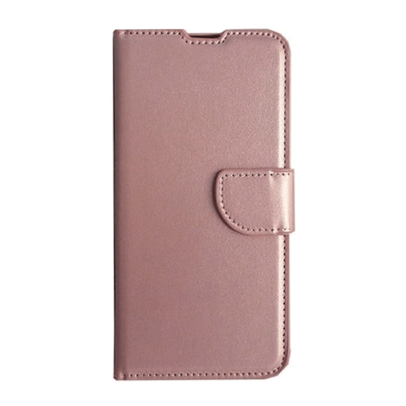 Θήκη Βιβλίο / Leather Book Case με Clip για Xiaomi Redmi 13C 4G/5G/POCO C65 - Χρώμα: Χρυσό Ροζ