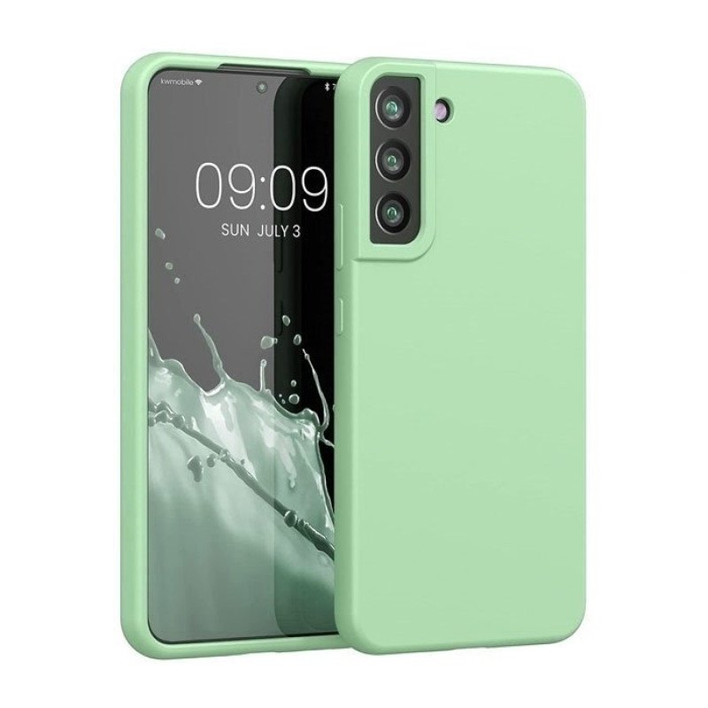Θήκη Πλάτης Σιλικόνης Soft HQ για Samsung Galaxy S22 ULTRA - Χρώμα : Ανοιχτό πράσινο