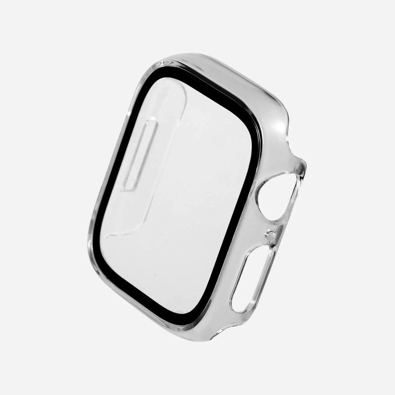 Θήκη Ρολογιού με Tempered Glass για Apple Watch 45mm - Χρώμα: Διαφάνειες