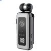 O-Lonnie OL-2 In-ear Bluetooth Handsfree Ακουστικό Πέτου Υποστηρίζεται κάρτα μνήμης - Ασημί