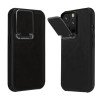 PIBLUE PL70 Business leather anti-fall clamshell lens phone case For Apple IPhone 16 Pro Max - Χρώμα: Μάυρο