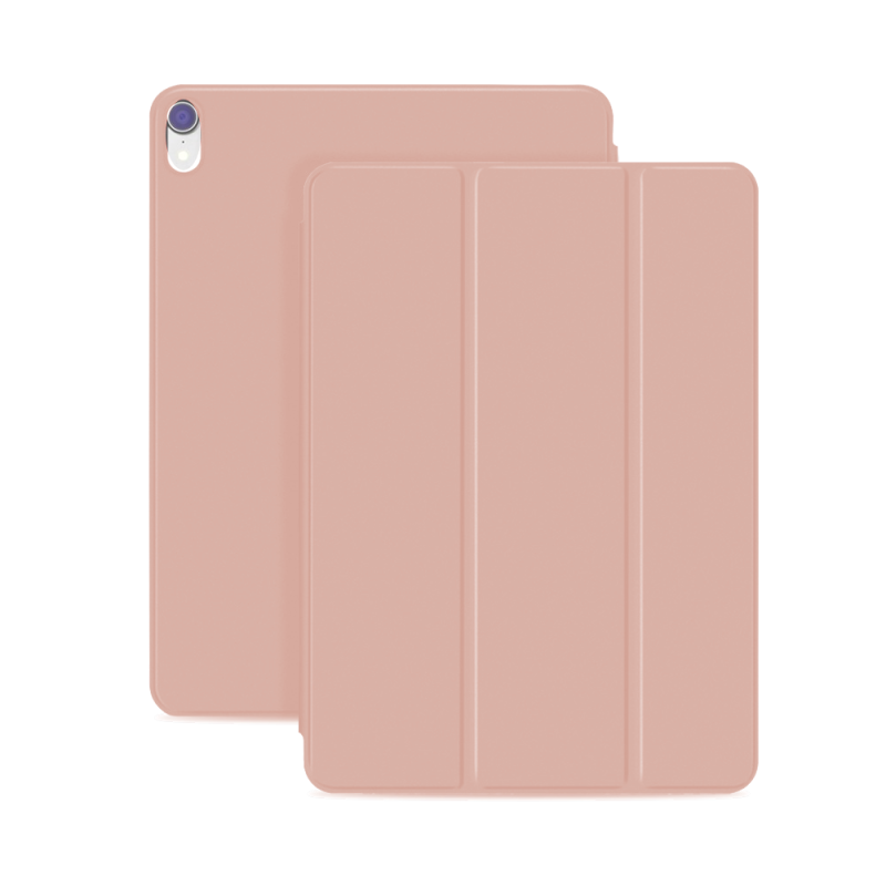 Θήκη Slim Smart Tri-Fold Cover New Design HQ για Xiaomi Redmi Pad SE 11" Inches - Χρώμα: Χρυσό Ροζ