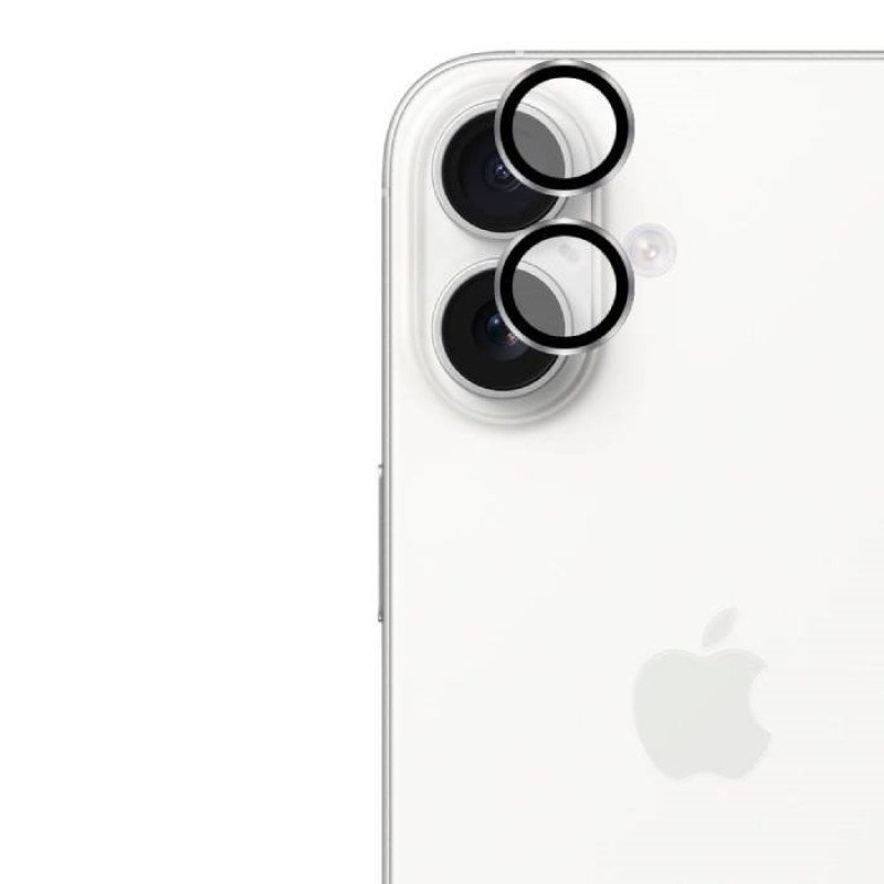 Tζαμάκι Προστασίας Πίσω Κάμερας Camera Glass για Apple iPhone 16 / 16 Plus - Χρώμα: Ασημί