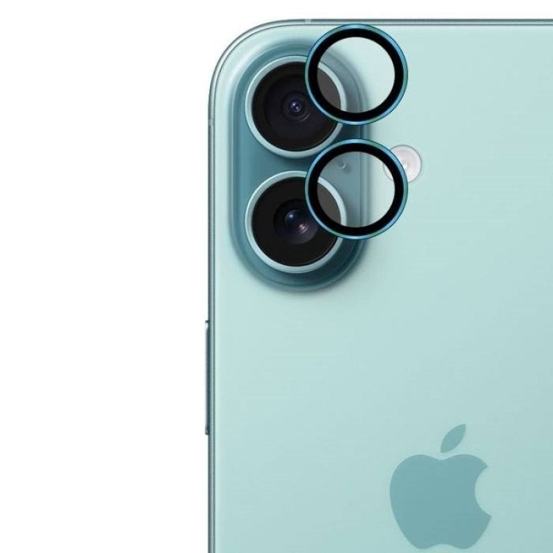 Tζαμάκι Προστασίας Πίσω Κάμερας Camera Glass για Apple iPhone 16 / 16 Plus - Χρώμα: Πράσινος