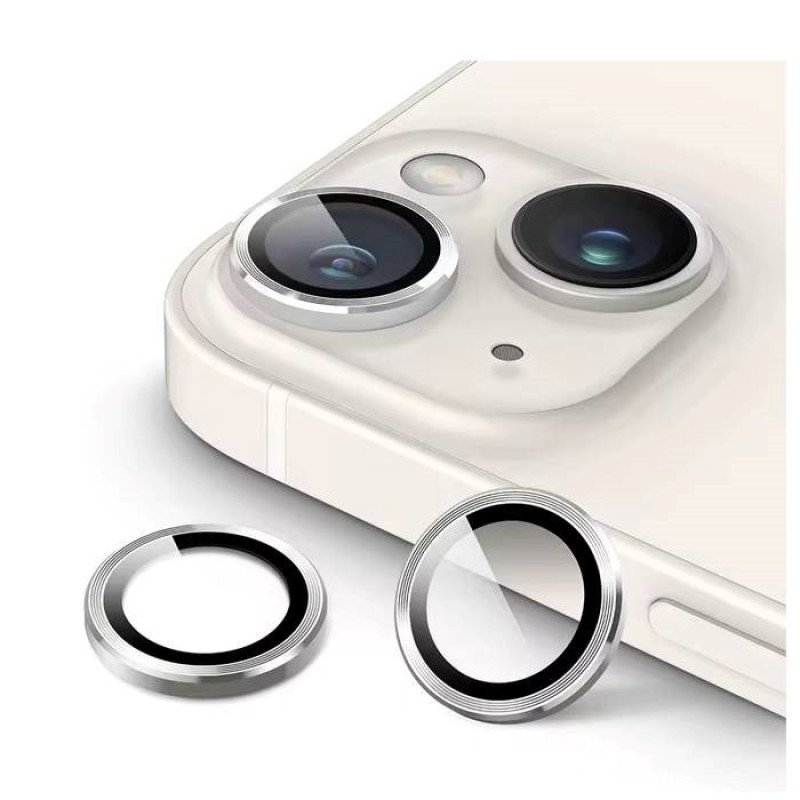 Tζαμάκι Προστασίας Πίσω Κάμερας Camera Glass για Apple iPhone 13/13 Mini - Χρώμα: Ασήμι