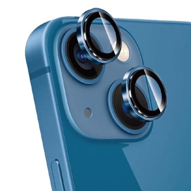 Tζαμάκι Προστασίας Πίσω Κάμερας Camera Glass για Apple iPhone 13/13 Mini - Χρώμα: Μπλε