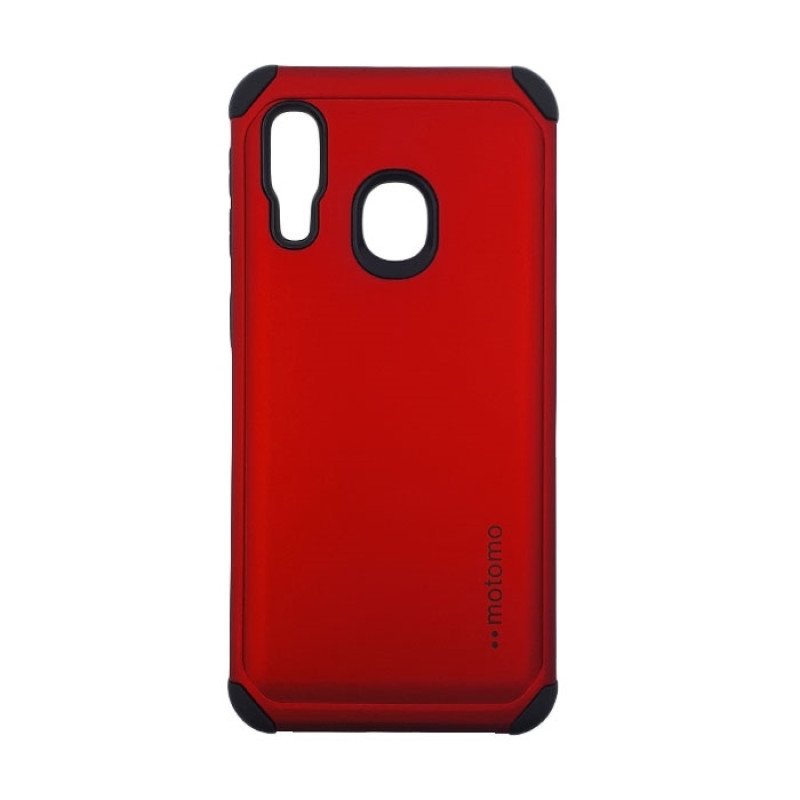 Θήκη Motomo Tough Armor για Samsung A405F Galaxy A40 - Χρώμα: Σκούρο Κόκκινο