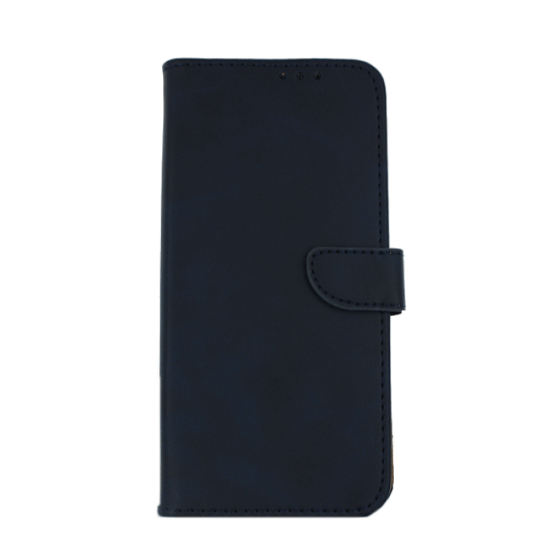 Θήκη Βιβλίο Stand Leather Wallet με Clip για Huawei P Smart S - Χρώμα: Μπλέ