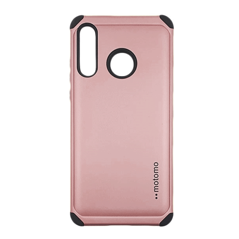 OEM Θήκη Motomo Tough Armor για Huawei P40 Lite Ε - Χρώμα: Χρυσό Ροζ