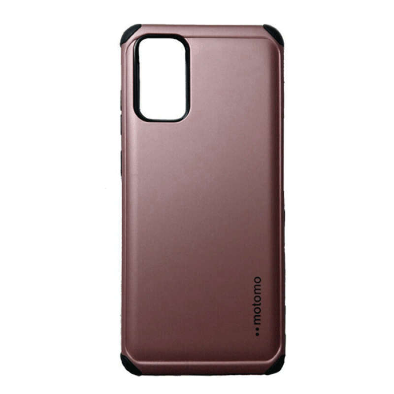 Θήκη Motomo Tough Armor για Samsung A415F Galaxy A41 - Χρώμα: Χρυσό Ροζ