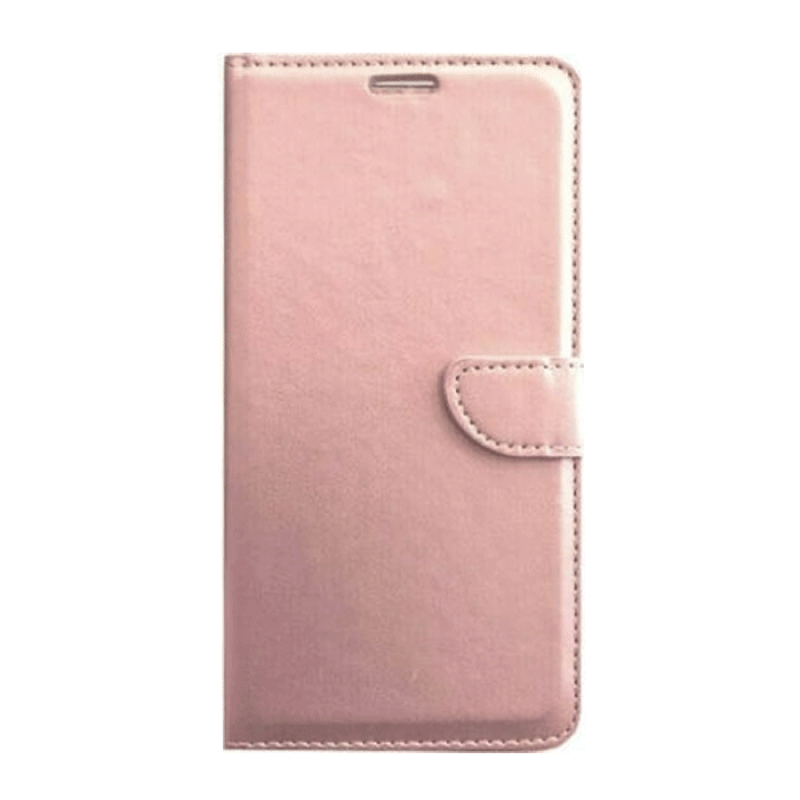 Θήκη Βιβλίο Stand Leather Wallet με Clip για Realme C11 2021 - Χρώμα: Χρυσό Ροζ