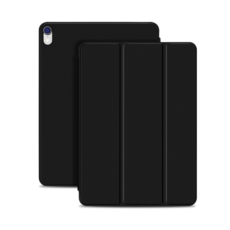 Θήκη Slim Smart Tri-Fold Cover New Design HQ για Samsung Galaxy S9 Ultra X910/X916 - Χρώμα: Μαύρο