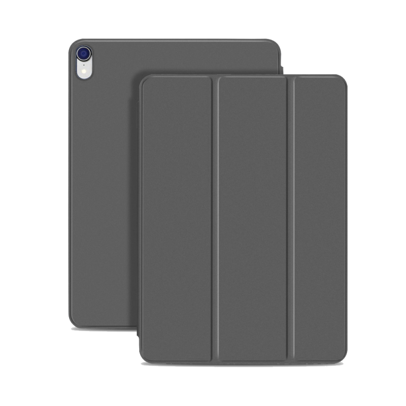 Θήκη Slim Smart Tri-Fold Cover New Design HQ για Lenovo M10 3rd GEN - Χρώμα: Γκρι