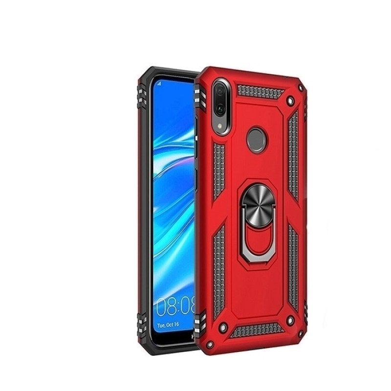 Θήκη Motomo Tough Armor With Ring για Xiaomi Redmi 13c 4g/5g - Χρώμα: Κόκκινο