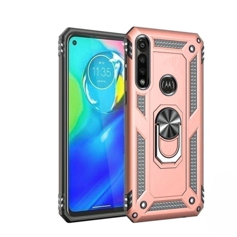 Θήκη Motomo Tough Armor With Ring για Xiaomi Redmi Note 13 Pro 5g- Χρώμα: Χρυσό Ροζ