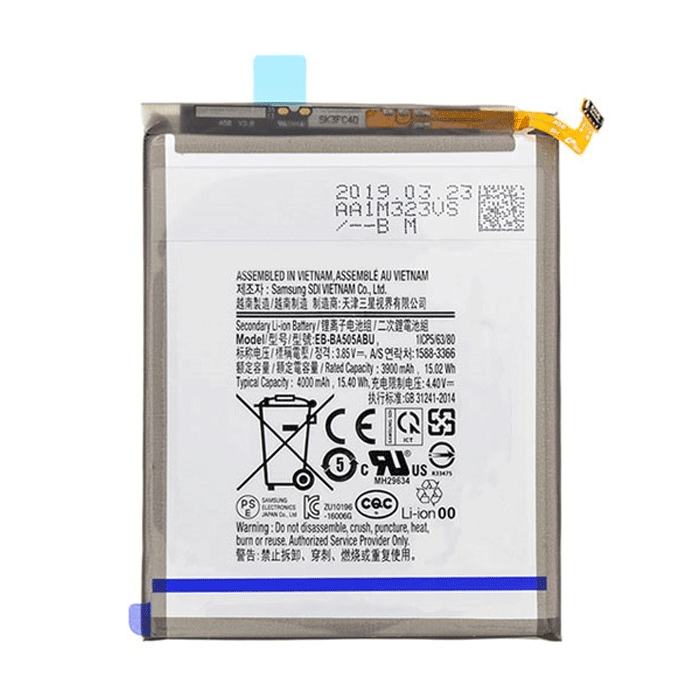 Μπαταρία Συμβατή για Samsung Galaxy EB-BA505ABU A50 A505F - 4000mAh