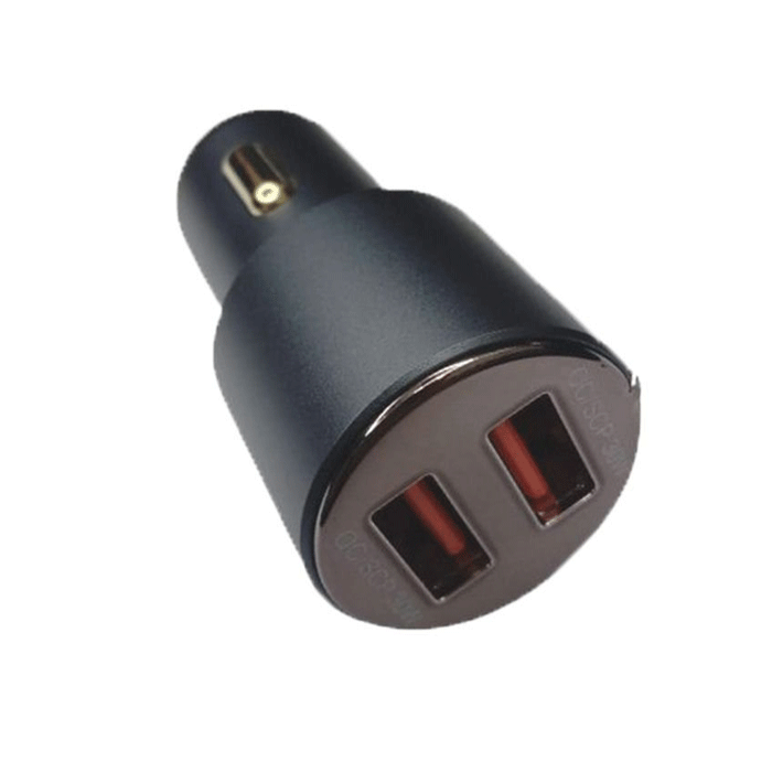 Moxom MX-VC22 Φορτιστής για Αυτοκίνητο 60W με 2 θύρες USB-A - Χρώμα: Μαύρο
