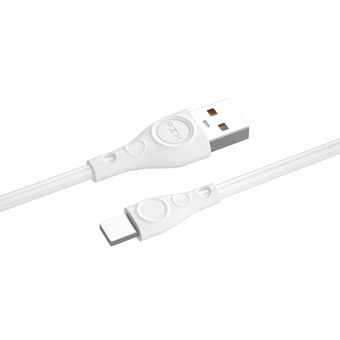 PZX S-06 Fast Charging Cable 5A USB To Type C 1m Data Cable / Καλώδιο Φόρτισης και Μεταφοράς Δεδομένων - Χρώμα: Λευκό