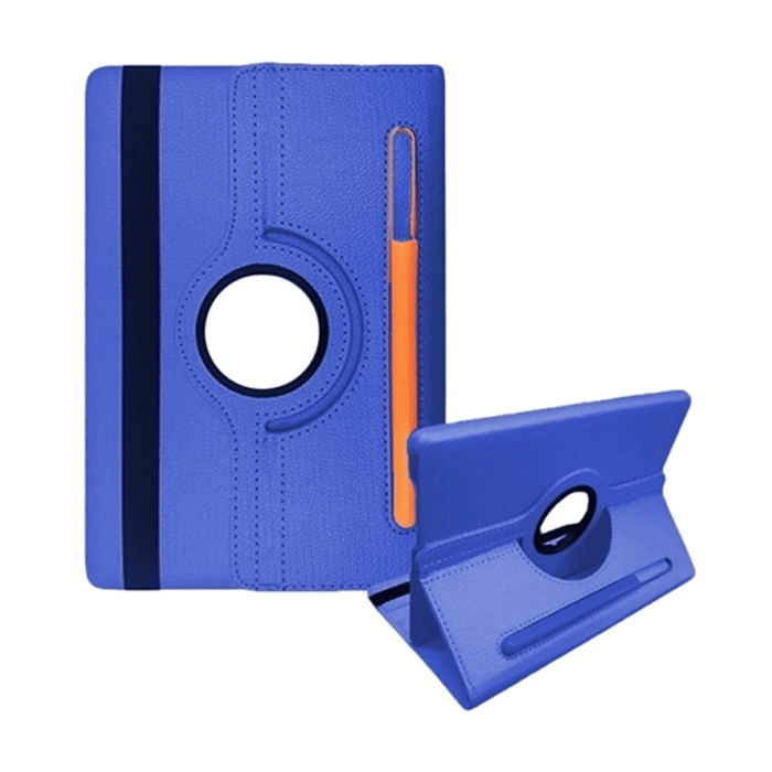 Θήκη Rotating 360 Stand with pencil Case για Lenovo M10 Plus 10.1 X606 - Χρώμα: Σκούρο Μπλε