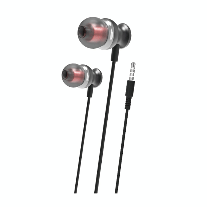 Pzx 1580 3.5 MM in-Ear 1.2 M Wired Earphone Ακουστικά - Χρώμα: Μαύρα